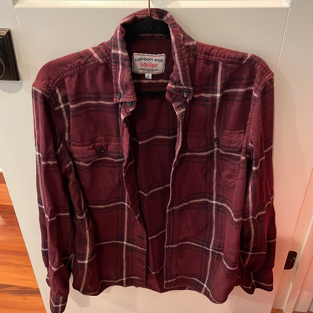 2 men's medium long sleeve shirts for the winter months.